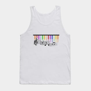 Piano Music Tank Top